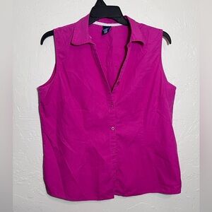 BASIC EDITIONS PINK TANK TOP SIZE EXTRA LARGE